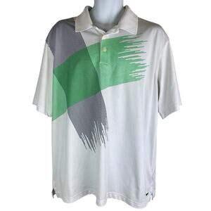 C9 Champion Golf Polo Shirt Size XL White Green Blue